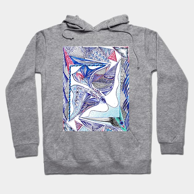 Abstract Art Hoodie by Watercoloristic